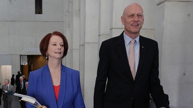 Prime Minister Julia Gillard and Federal Education Minister Peter Garrett.