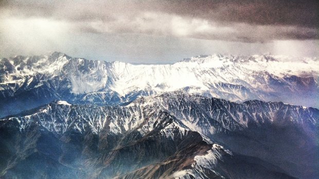 Peak experience: Kashmir from the air.
