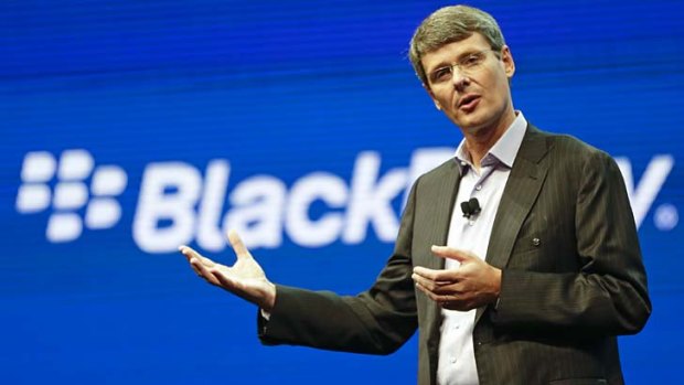 Uncertain times ahead: Thorsten Heins, president and CEO at BlackBerry.