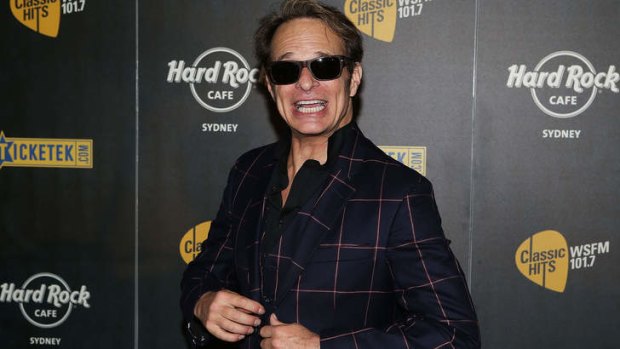 Centre stage ... David Lee Roth of Van Halen poses during the 2013 Stone Music Festival press conference.