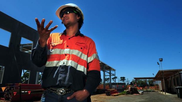 Jessie Marcilang, from the Phillipines is working in Australia on a 457 visa at Melbourne's Werribee treatment plant.