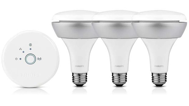 Plugged in: Philips' smart light bulbs.