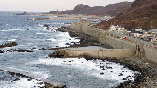 Cautionary tale &#8230; Okushiri Island devastated by an earthquake in 1993 has become a concrete fortress.