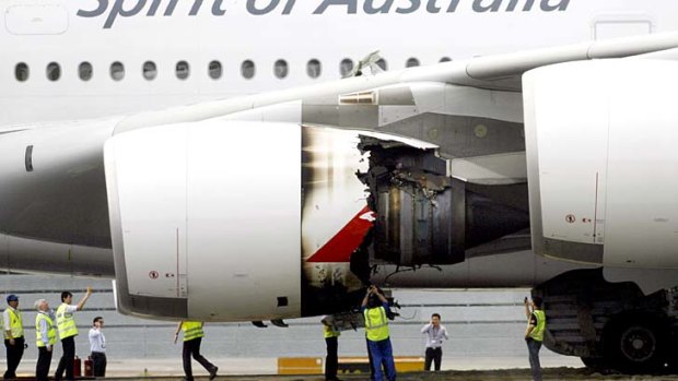"Like a boom" ... Qantas captain Richard de Crespigny reveals the story behind the A380 that suffered an engine explosion in a new book.