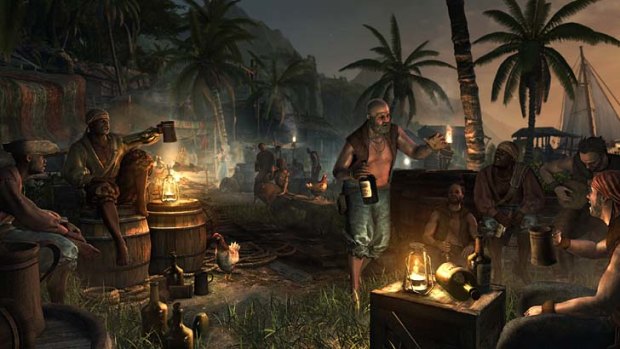 A screenshot from Assassin's Creed: Black Flag.