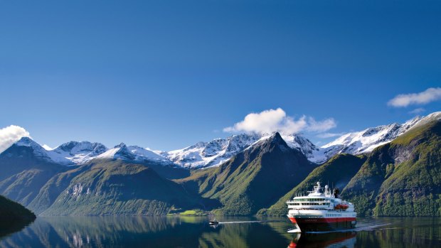 Hurtigruten's vessels ply the Norwegian coast.