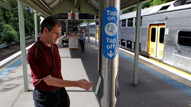 Ahead of schedule: the Opal card system is being extended to select train stations.