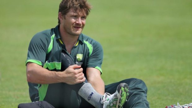 Sitting this one out: Australia's Shane Watson.