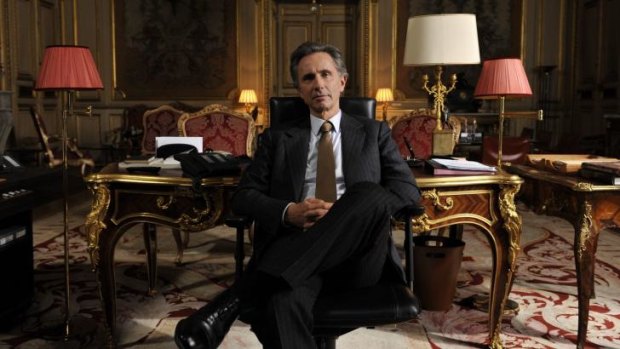 Thierry Lhermitte as Alexandre Taillard de Worms in <i>The French Minister</i>.
