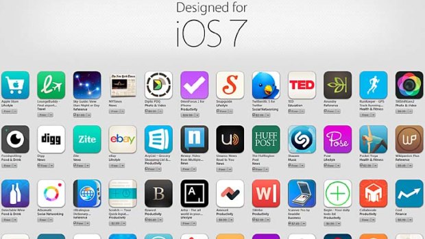 The LoungeBuddy app is featured in the "Designed for iOS 7" section of the Apple App Store.