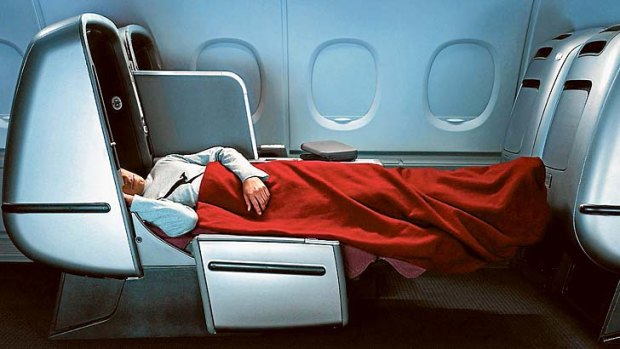 Qantas business class. The airfare war between Qantas and Virgin has primarily been focused on passengers at the pointy end.