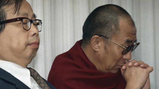 "Awoke in the people their yearning for human rights and democracy" ... friend Wang Dan on Fang Lizhi pictured here with the Dalai Lama.