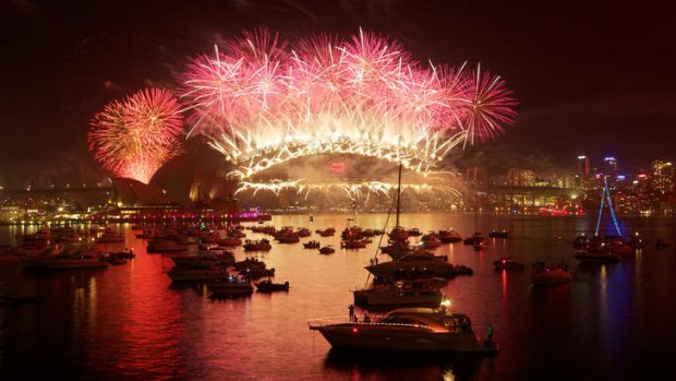 The midnight fireworks that heralded in 2013. This New Year's Eve, Sydney will get three displays.