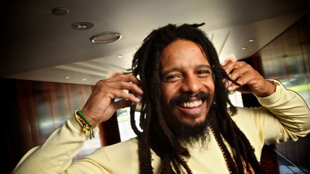 Rohan Marley has the looks of his famous father but not the voice.