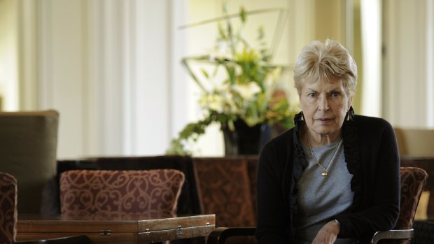 Crime writer Ruth Rendell, here in Canberra in 2010. Her final book's main character is  a crime novelist driven to desperate measures.