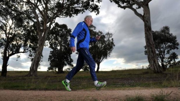 Hermann Wehner, 90, has been involved in 42 years of orienteering through Canberra, interstate and overseas.