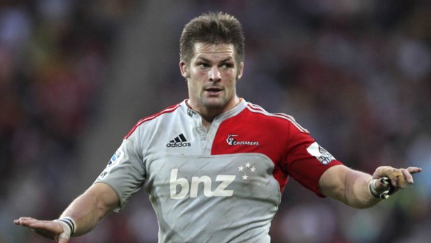 Injured ... Richie McCaw will miss the final two Crusaders' matches before play-offs.
