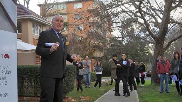 Toorak auctioneer Philippe Batters did not get a bid on this property.