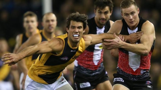Peerless: Star defender Alex Rance is leading the way for the Tigers in 2014.