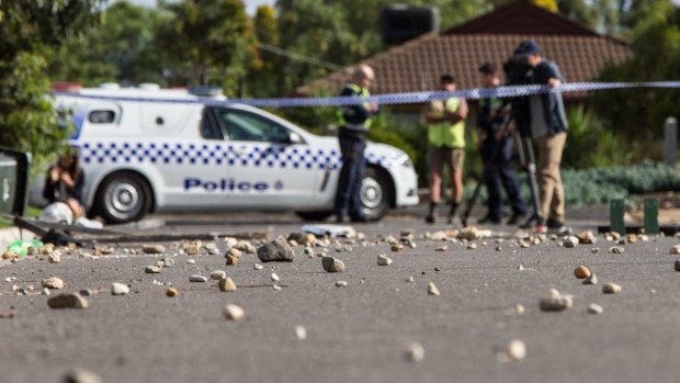 The aftermath of the wild party at an Airbnb property in Werribee last December.