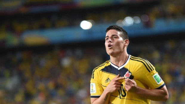 Rare jewel: Colombia's midfielder James Rodriguez.