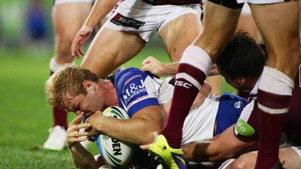 Optimistic: Aiden Tolman wants the Bulldogs to stay "positive".