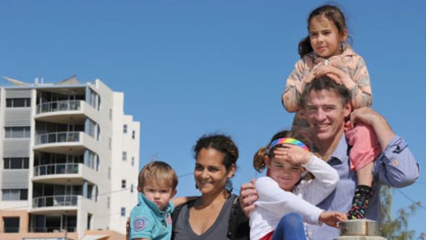 Rob Oakeshott and his family.