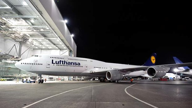 Living room ... Lufthansa plans a new look and feel for its business class when it takes delivery of the new Boeing 747-8 jumbo jet.