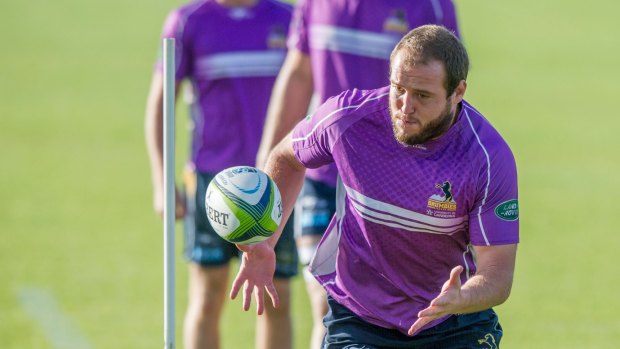Brumbies prop Ben Alexander says the pressure is on the Waratahs to perform in South Africa.