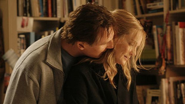 Liam Neeson and Laura Linney star in The Other Man.