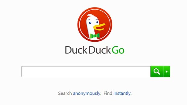 DuckDuckGo search engine.