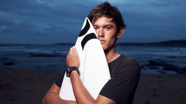 In his element ... Cooper Chapman, 17, is competing in the men's competition at this weekend's Australian Open of Surfing at Manly.