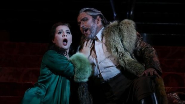 Superb singing: Lianna Haroutounian as Desdemona and Simon O'Neill as Otello. 