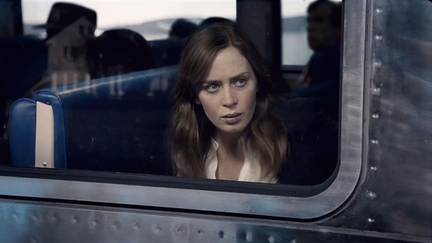The Girl on the Train starring Emily Blunt as Rachel Watson.