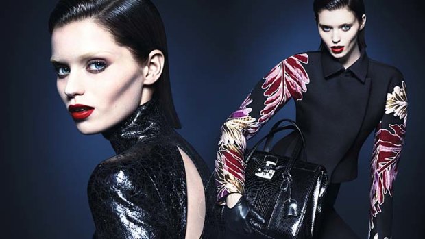 Model campaign: Abbey Lee Kershaw for Gucci.