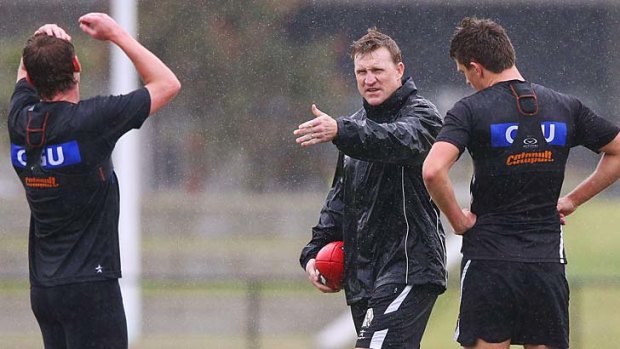 Nathan Buckley takes charge at the Westpac Centre.