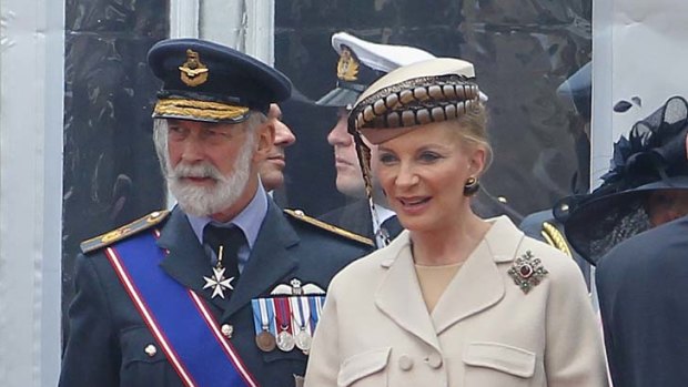 Royal couple ... Prince and Princess Michael of Kent, pictured on May 19.