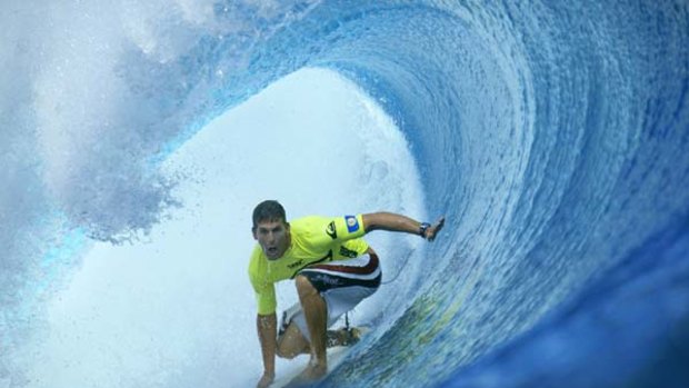 World at his feet ... the prodigiously talented, three-time world champion Andy Irons was looking forward to the birth of his first child before his sudden death in Dallas.