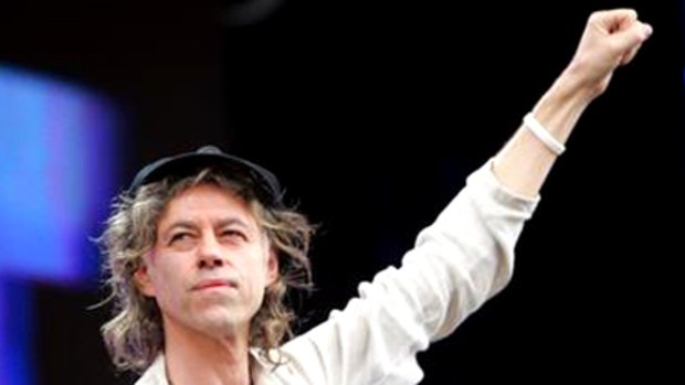 The brains behind Band Aid ... Bob Geldof.