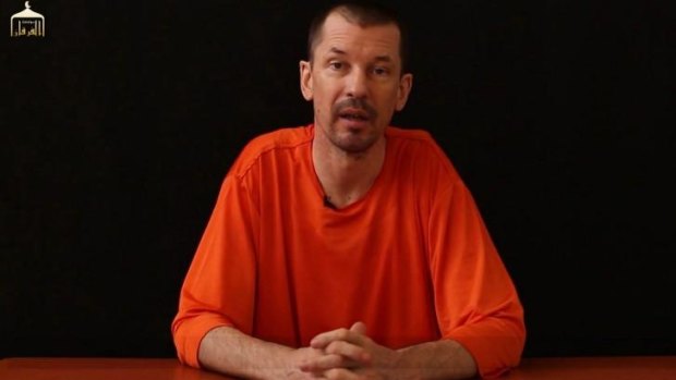 An earlier video released by the Islamic State group showing British freelance photojournalist John Cantlie.