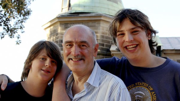 ’’They must have made a mistake’’ ... Fred Watson with his sons, Will, left, and James.