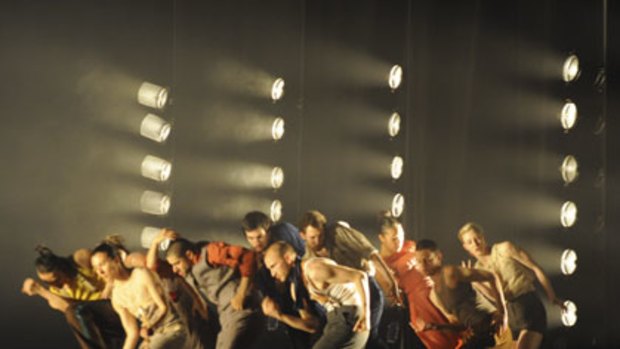 The Hofesh Shechter Company in <i>Political Mother</i>.