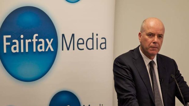 Standing by editorial independence ... chief executive of Fairfax, Greg Hywood.
