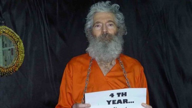 A photo of Robert Levinson received by his family in April 2011.