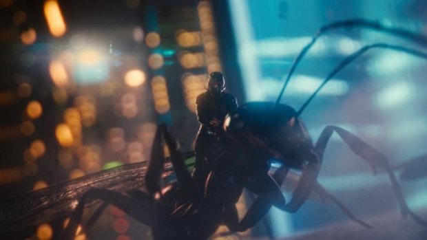 Minuscule: Ant-Man can call upon the services of a flying ant to carry him around.