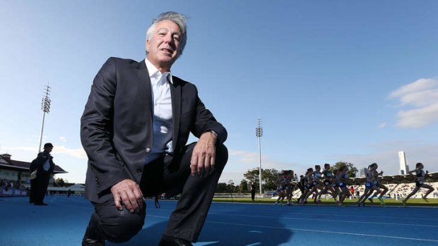 Big plans: AA chief David Grace is trying to keep youngsters in athletics.