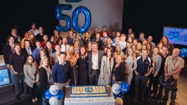 Staff celebrated 50 years of broadcasting on Wednesday.