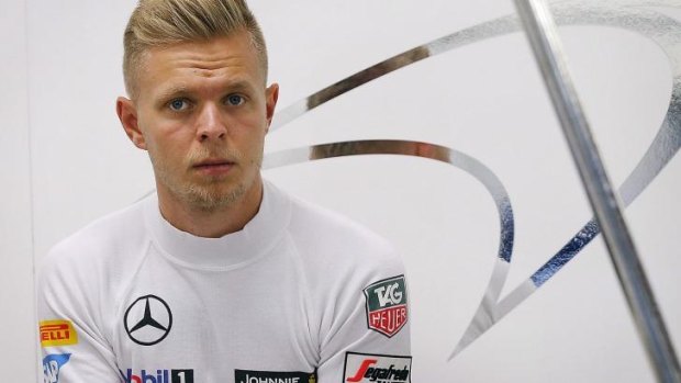 In the hot seat: Kevin Magnussen.