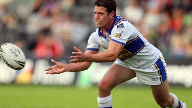 No return . . . Former Knights captain Danny Buderus now playing with Leeds Rhinos.
