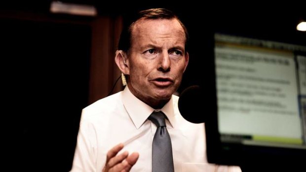 Prime Minister Tony Abbott speaking on 3AW on Wednesday